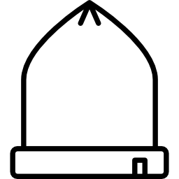 Cap outline for head cover icon