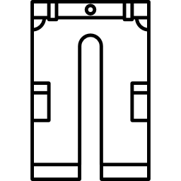Trouser outline icon