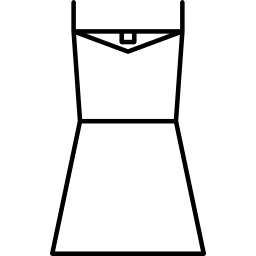 kleid umriss icon