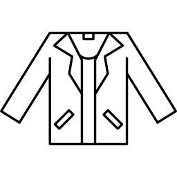 Masculine jacket outline icon