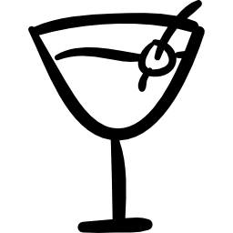 copo de coquetel Ícone
