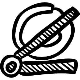 herramientas de construcción dibujadas a mano icono
