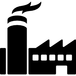 Industrial architecture buildings icon