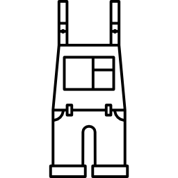 Dungarees outline icon