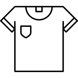T shirt outline icon