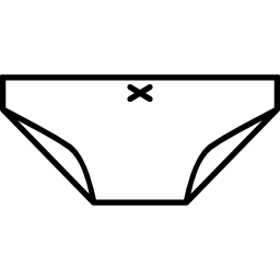 Panties outline icon