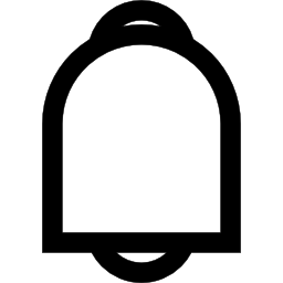 Bell outline icon