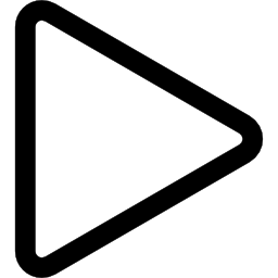 Play triangle outline icon
