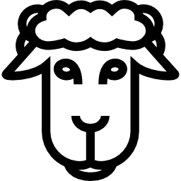 Sheep face icon