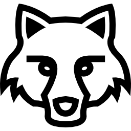 fox frontal cabeça Ícone
