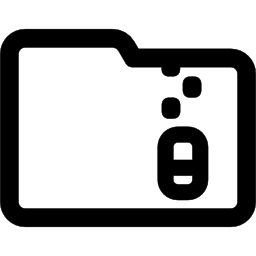 cartella compressa zip icona