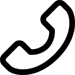 Telephone auricular outline icon