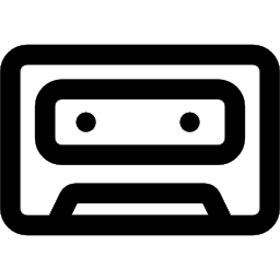 Cassette outline icon
