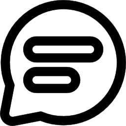 チャット メッセージの円形吹き出しの概要 icon