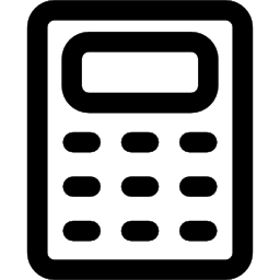 esquema de la calculadora icono