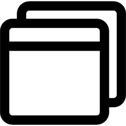 esquema del botón de cuadrados de windows icono