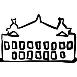 Building big hand drawn outline icon
