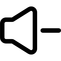 esquema del altavoz icono