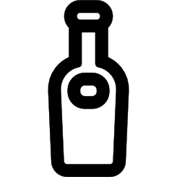 Drink bottle outline icon