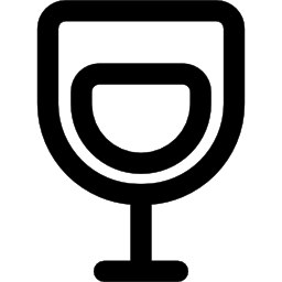 Drink glass outline icon