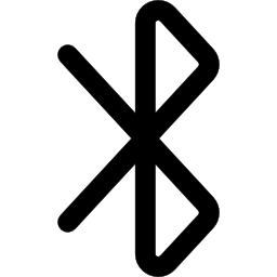 Bluetooth sign icon