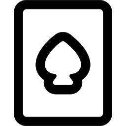 esquema de naipes icono