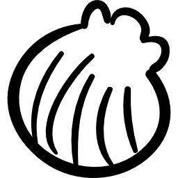 Beach shell hand drawn shape icon