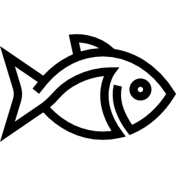 zarys ryby ikona