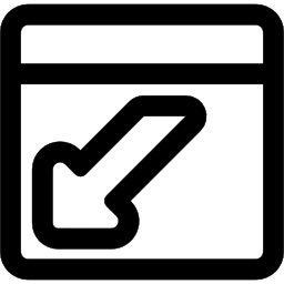esquema del botón web de inicio de sesión icono