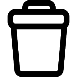 profilo in vetro ricoperto di caffè icona
