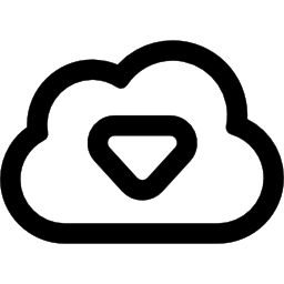 internet downloaden cloud overzicht icoon