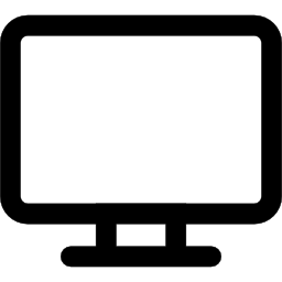Monitor outline icon