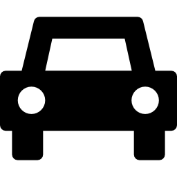 transport czołowy wypełniony samochodami ikona
