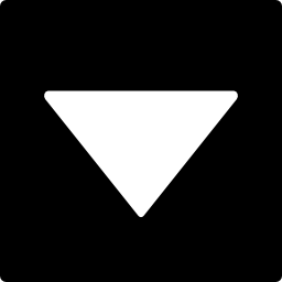 botón de flecha triangular hacia abajo icono