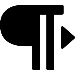 Paragraph sign icon