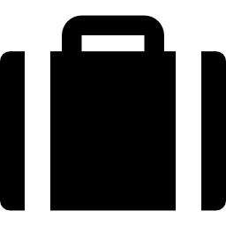 Travel bag or portfolio filled tool icon