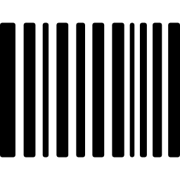 barcode lijnen icoon