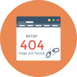 błąd 404 ikona