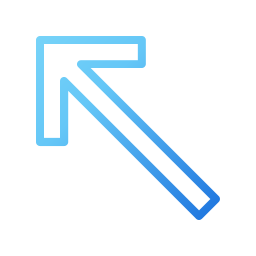 Diagonal arrow icon