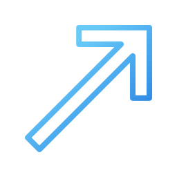 Diagonal arrow icon