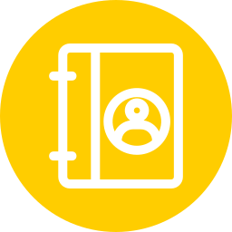 Phone book icon