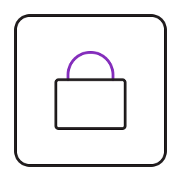 Lock symbol icon