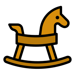 cavallo a dondolo icona