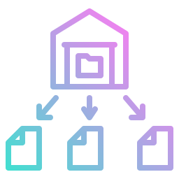Distributed ledger icon