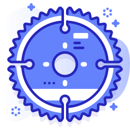 Circular saw icon