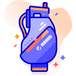 Golf bag icon