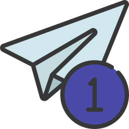 Paper plane icon