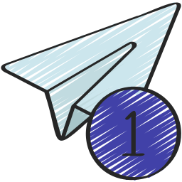 Paper plane icon