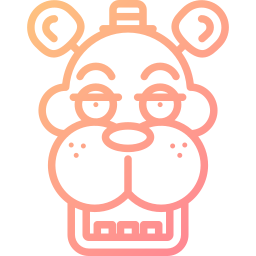 maschera da orso icona