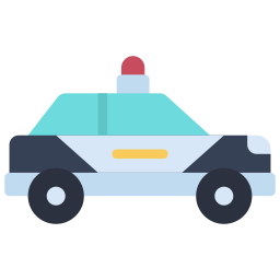 coche de policía icono